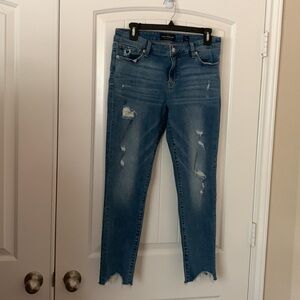 Lucky Brand Ava Skinny Ripped Jeans size 8